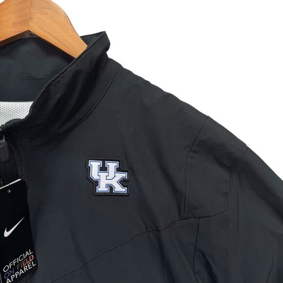 NWT Nike Kentucky Wildcats Men's Black UK NCAA Basketball Football Jacket XL - Picture 4 of 9